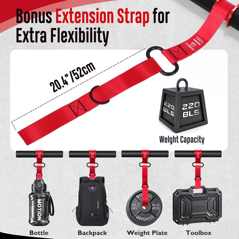 FitBeast Forearm Strengthener & Wrist Roller - Forearm Strength Trainer with Thickened Anti-Slip Grip Handles&Adjustable Strap, Perfect for Forearm Exercising, Boosting Grip Strength, Muscle Building - Image 4